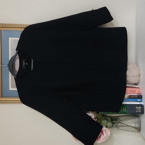 Talbots Knit Jacket  Size 14 Petite Contemporary Career Formal Sophisticated - Picture 5 of 16